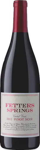 Fetters Springs Pinot Noir 2012 Pinot Noir