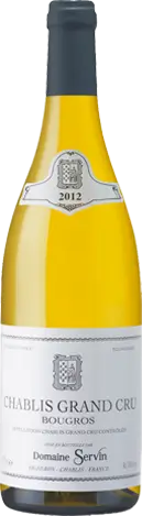 Domaine Servin Chablis Gc Bougros 2012 Chardonnay