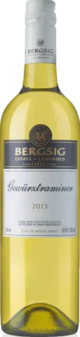 Bergsig Gewurztraminer 2015 Gewürztraminer