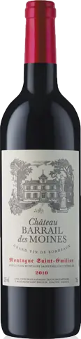 Château Barrail Des Moines Montagne 2010 Merlot