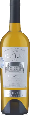 Chateau De Callac Cuvee Prestige 2012 Sauvignon Blanc