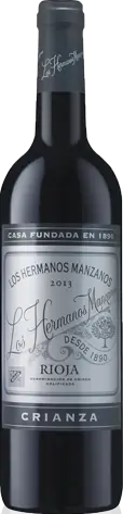 Los Hermanos Manzanos Rioja Crianza 2013 Tempranillo