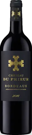 Château Du Prieur Bdx Rouge Aoc 2016 Merlot