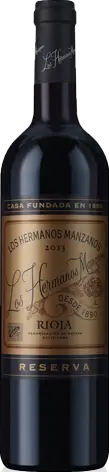 Los Hermanos Manzanos Reserva 2013 Tempranillo