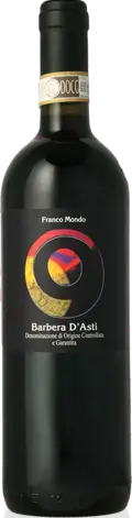 Franco Mondo Barbera d'Asti 2015 Barbera
