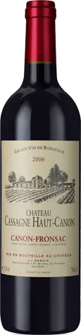 Château Cassagne Haut-Canon 2006 Merlot