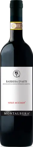 Montalbera Solo Acciaio Barbera d'Asti 2016 Barbera
