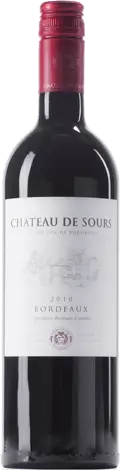 Château de Sours Bordeaux Supérieur 2014  Merlot