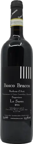 Bosco Bracco Le Serre Barbera d'Asti Superiore 2016 Barbera