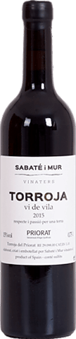Torroja vi de vila 2015 Priorat Garnacha