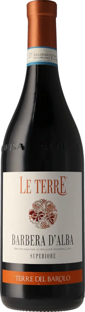 Le Terre Barbera D'alba Superiore 2018 (i trälåda) Barbera