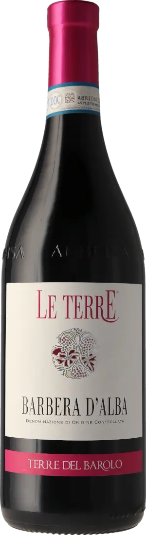 Le Terre Barbera d'Alba 2018 (i trälåda) Barbera