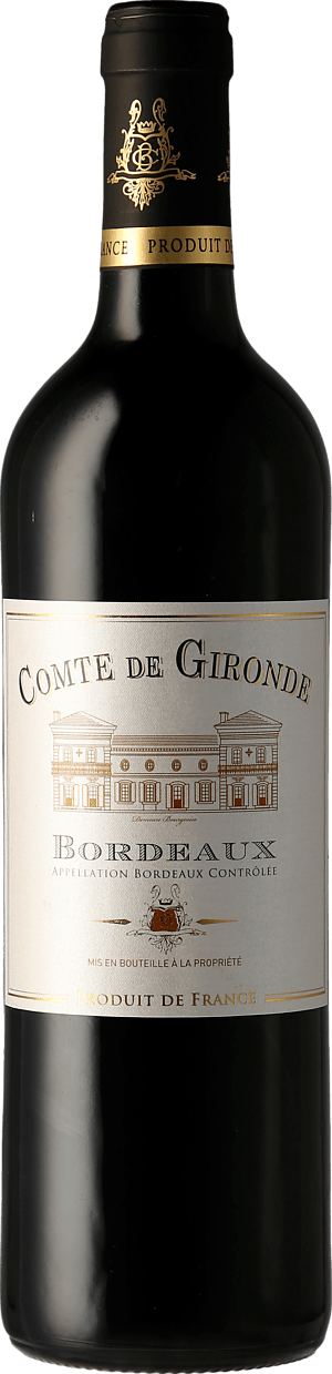 Comte de Gironde Bordeaux 2020 (i trälåda) Merlot