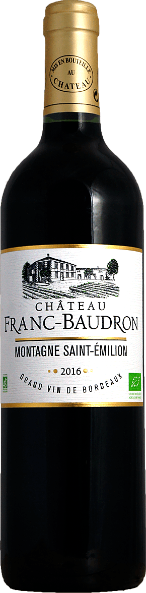 Château Franc-Baudron Montagne-Saint-Émilion 2016 Merlot