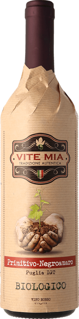 Vite Mia Primitivo Negroamaro Puglia Biologico 2019 Primitivo