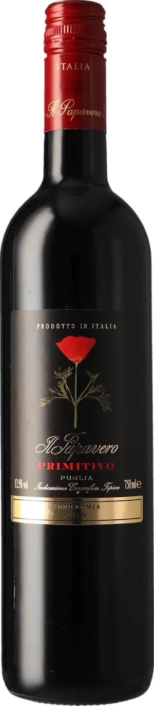 Il Papavero Primitivo Puglia 2019 Primitivo