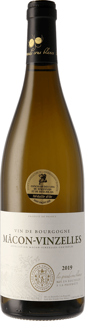 Cave des Grands Crus Blancs Mâcon-Vinzelles 2019 Chardonnay
