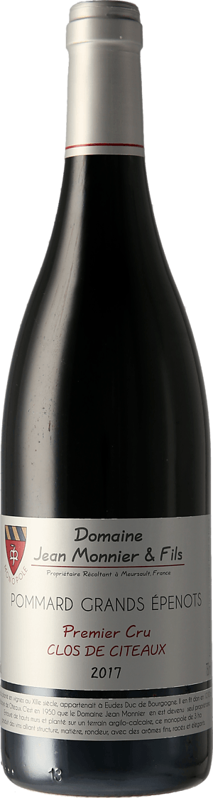 Domaine Jean Monnier & Fils Pommard Epenots Clos de Citeaux 1er Cru 2017 Pinot Noir