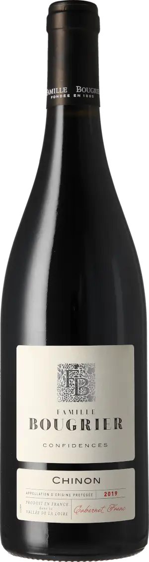 Famille Bougrier Confidences Chinon 2019 Cabernet Franc