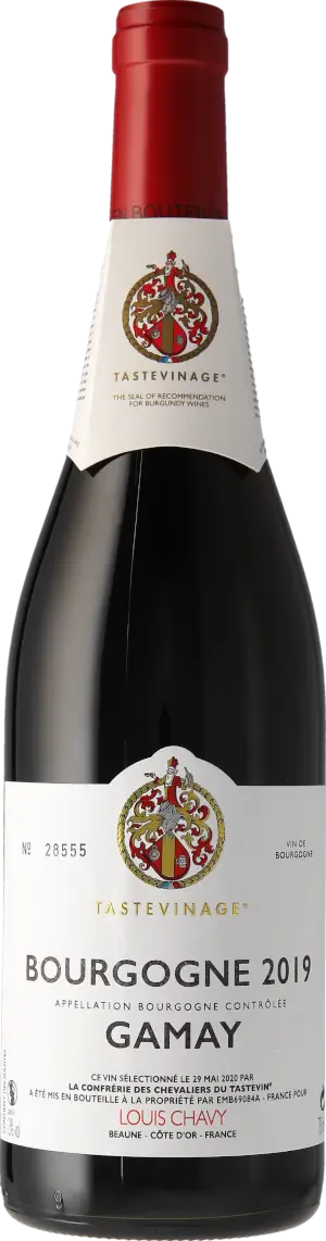 Louis Chavy Bourgogne Rouge Gamay "Tastevinage" 2020 Gamay