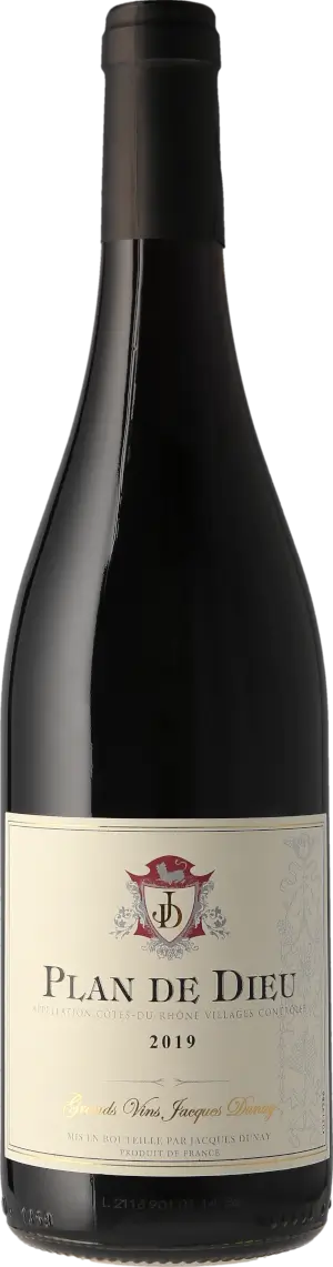 Jacques Dunay Côte du Rhône Village "Plan de Dieu" 2019 Grenache