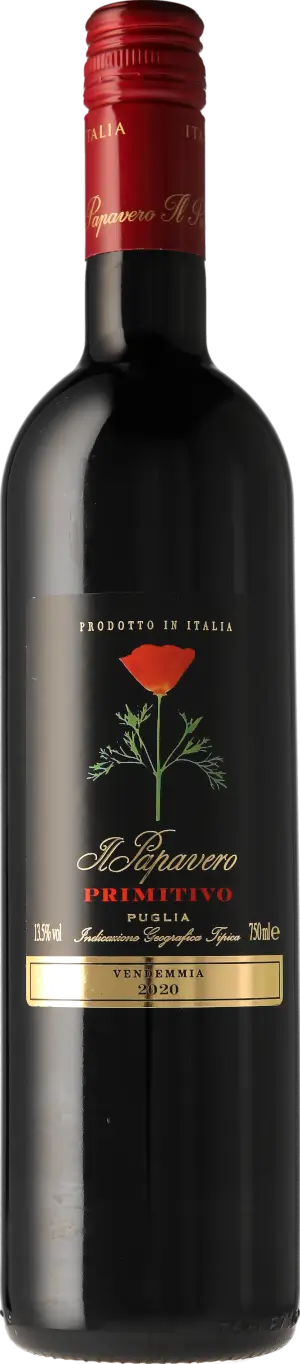 Il Papavero Primitivo Puglia 2020 Primitivo