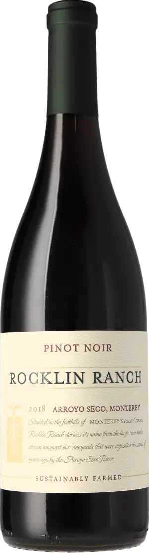 Rocklin Ranch Pinot Noir Arroyo Seco Monterey 2018 Pinot Noir