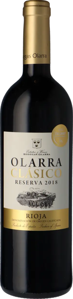 Bodegas Olarra Clasico Rioja Reserva 2018 Tempranillo