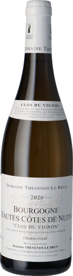 Domaine Thevenot Le Brun Clos du Vignon Hautes Côtes de Nuits Blanc 2020 Chardonnay