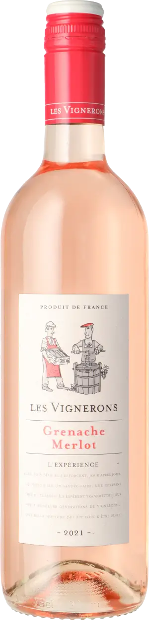 Les Vignerons Grenache Merlot Rosé 2022 Grenache