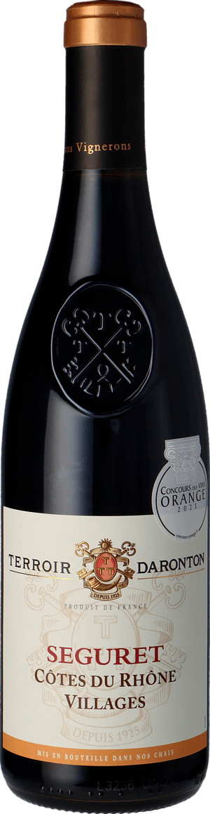 Terroir Daronton Côtes du Rhône Villages Séguret 2022 Grenache