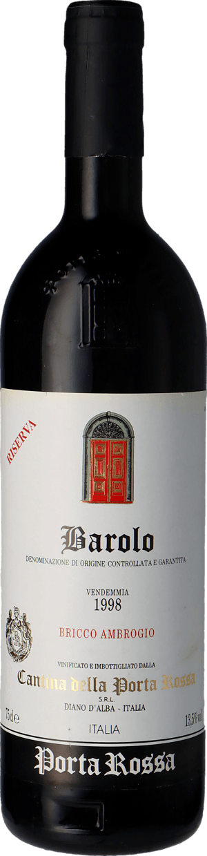 Porta Rossa Barolo Riserva Bricco Ambrogio 1998 Nebbiolo