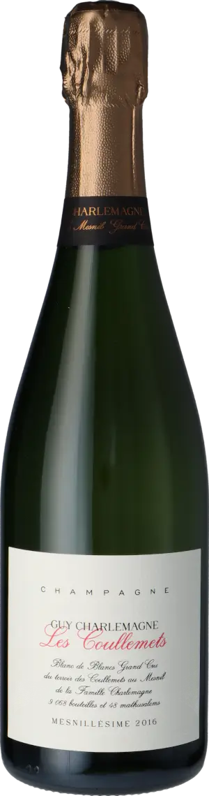 Champagne Guy Charlemagne Cuvee Charlemagne Les Coullemets 2016 Chardonnay