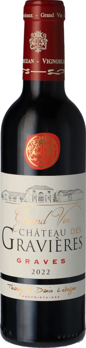 Château des Gravières 2022 (halvflaska) Merlot