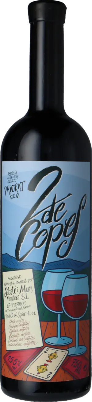 2 de Copas Priorat 2020 Garnacha