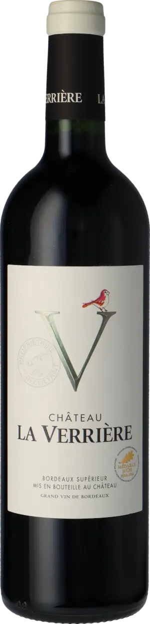 Château la Verriere Bordeaux Supérieur 2022 Merlot