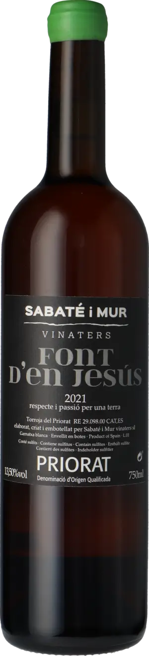 Sabaté i Mur Font d'en Jesus Blanco 2021 Macabeo