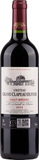 Château Grand Clapeau Olivier Haut-Médoc Cru Bourgeois 2022 Cabernet Sauvignon