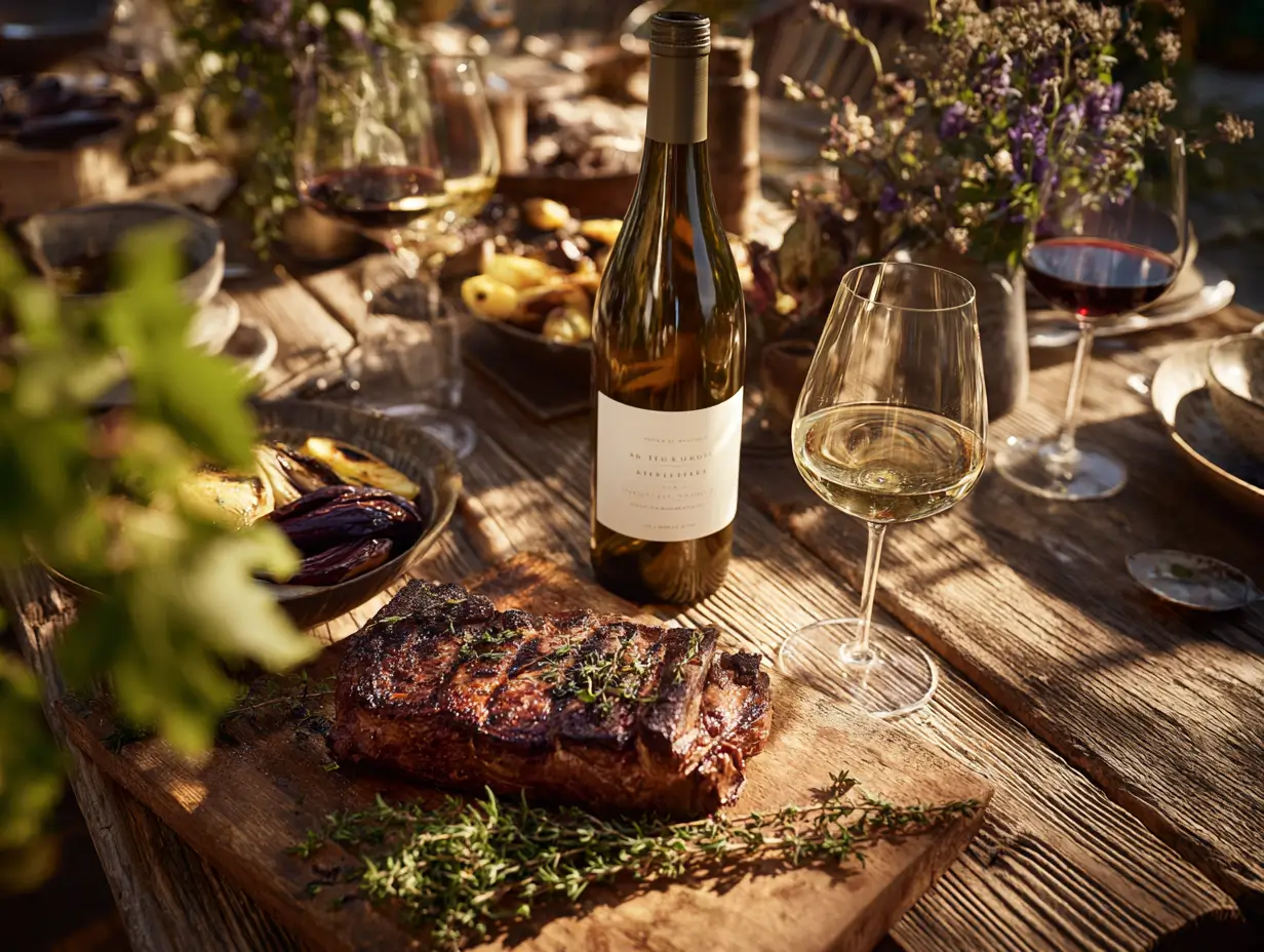 Vinotekets grillåda med finvin