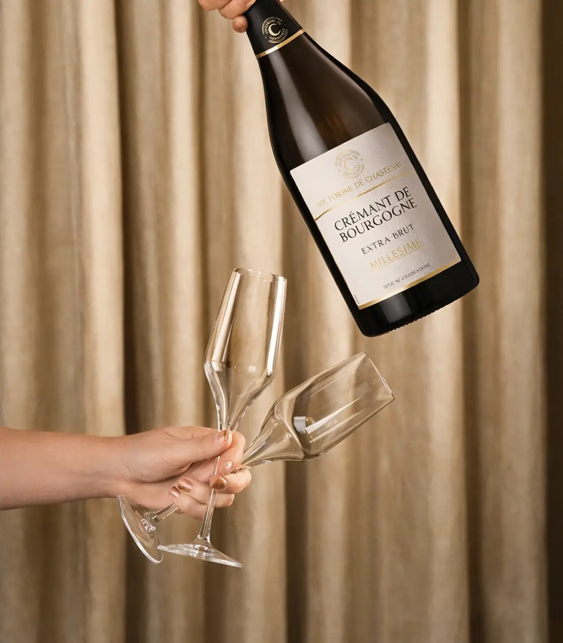 Victorine de Chastenay Crémant de Bourgogne Extra Brut Millésimé 2017 Pinot Noir