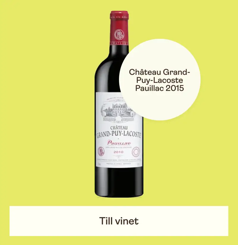 Château Grand-Puy-Lacoste Pauillac 2015
