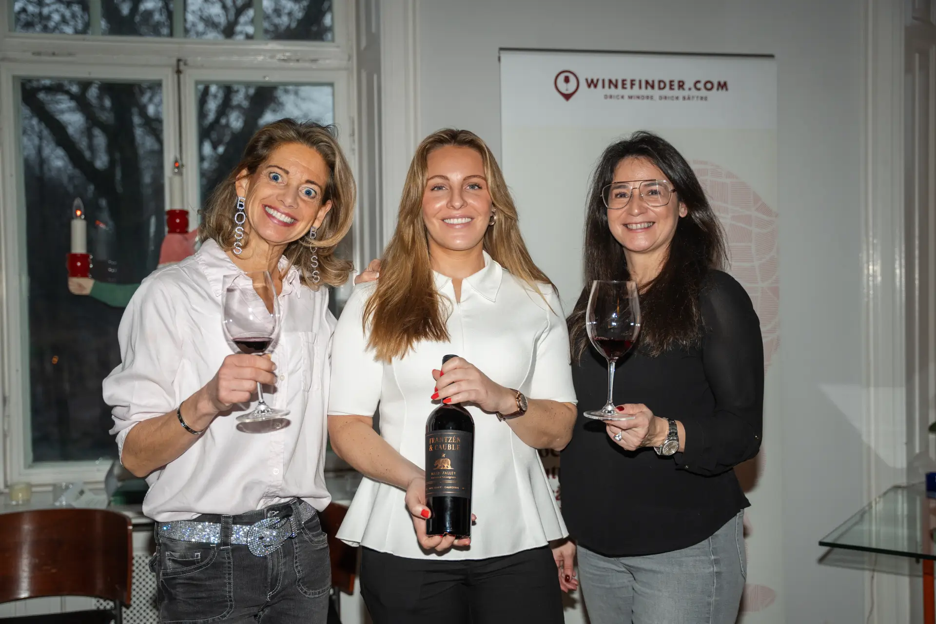 Helena Ekman, Jill Stenlund och Olga Collantes