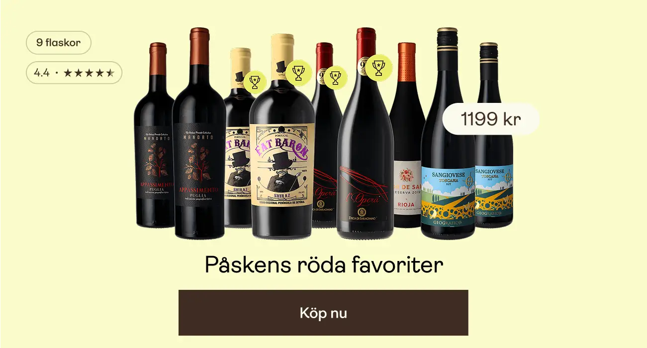 rödvin till lamm