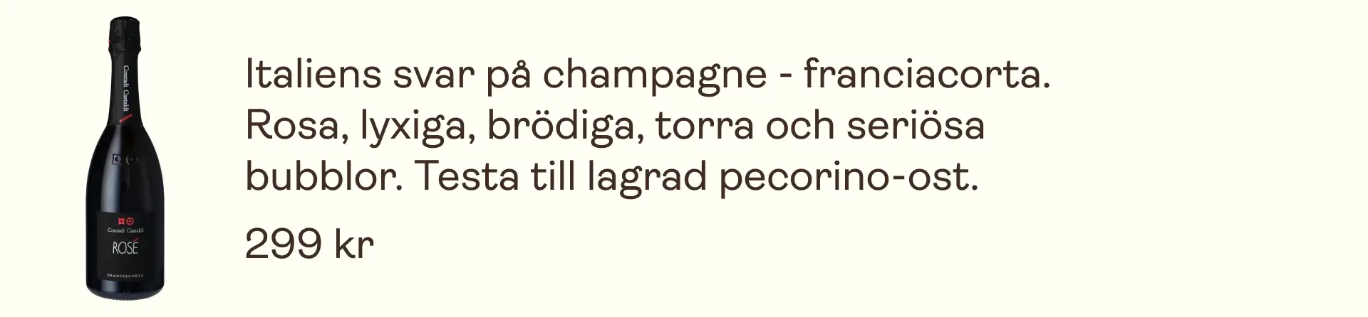 Contadi Castaldi Franciacorta Rosé