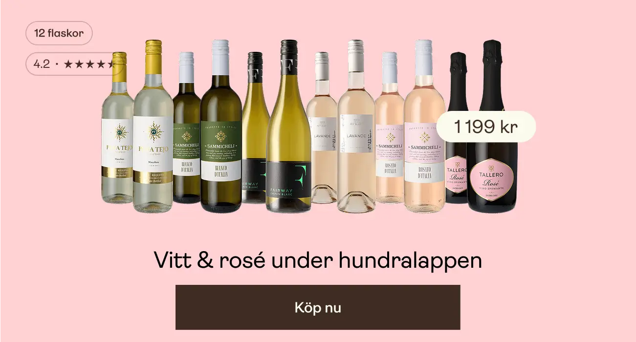 vinlåda vitt och rosé