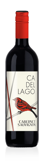 Ca' del Lago Cabernet Sauvignon 2018 Cabernet Sauvignon 85% Cabernet Sauvignon, 15% andra lokala druvor Lombardiet