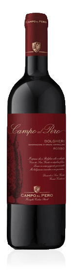 Campo al Pero Bolgheri Rosso 2016 Cabernet Sauvignon Cabernet Sauvignon, Cabernet Franc, Merlot Toscana