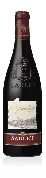 Cave de Sablet Le Gravillas Sablet Rouge 2016 Grenache
