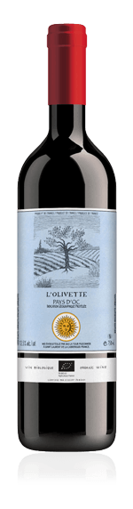 Château Caraguilhes Olivette Rouge 2018 Grenache 40% Grenache, 40% Merlot, 20% Syrah Languedoc-Roussillon