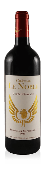 Château Le Noble Cuvée Héritage Bordeaux Supérieur AOP rouge 2015 Merlot